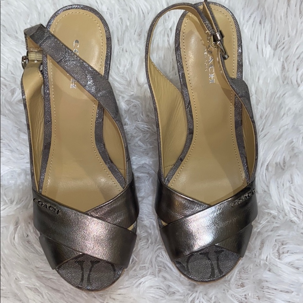Coach wedges!!